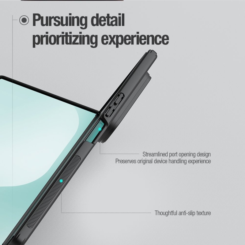 Nillkin Super Frosted FOLD Magnetic Zadní Kryt pro Samsung Galaxy Z Fold 7 Black