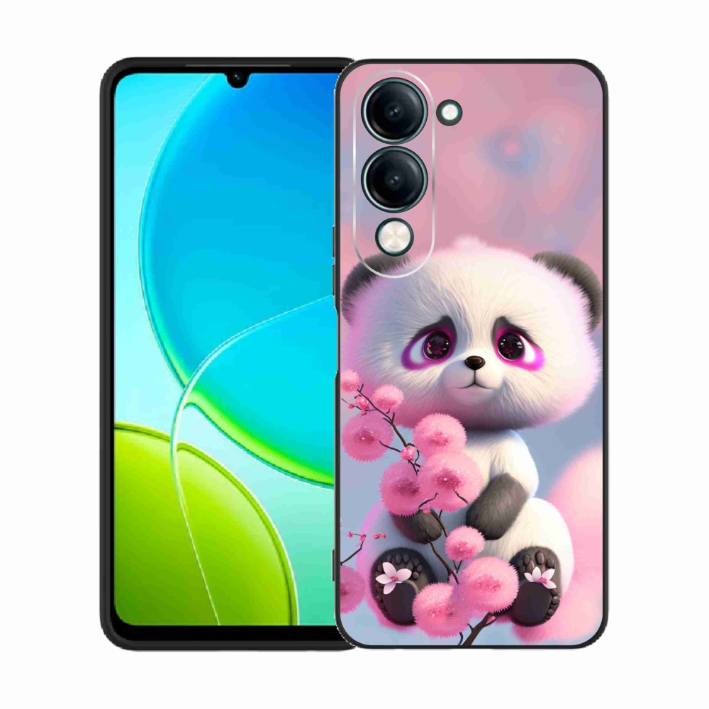 Gelový kryt mmCase na Vivo Y29s 5G - roztomilá panda 1