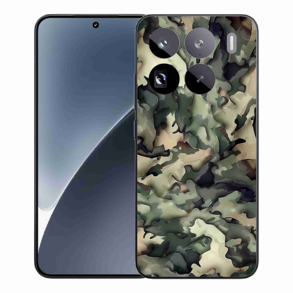 Gelový kryt mmCase na Xiaomi 15 Pro - maskáčový vzor 9