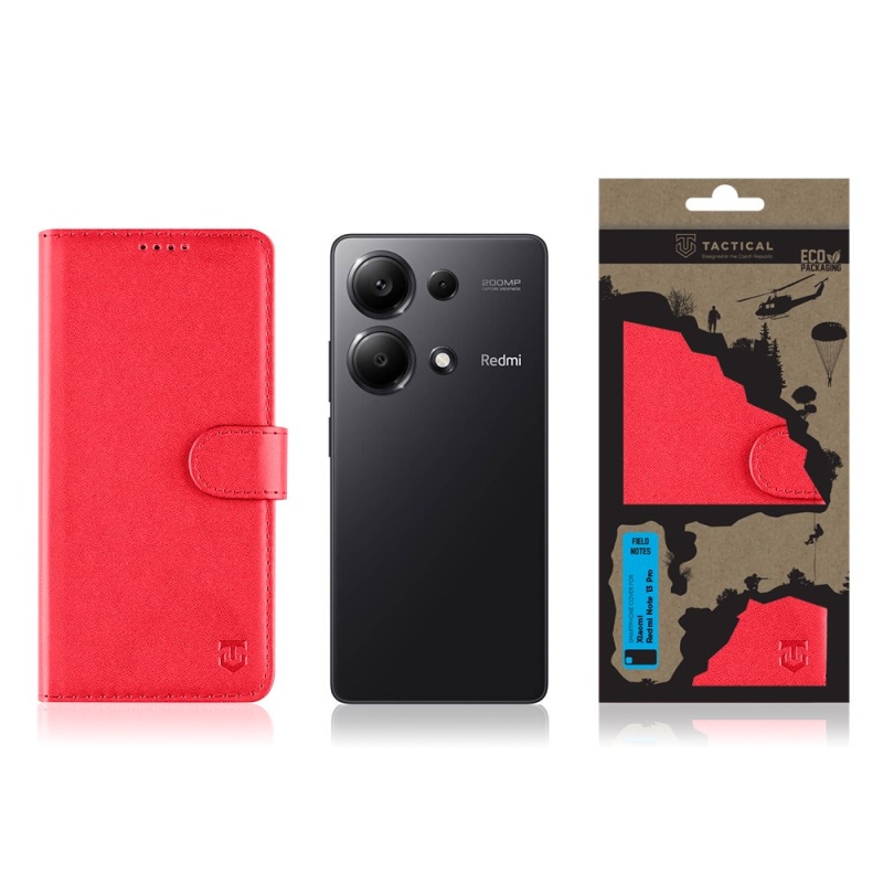 Tactical Field Notes pro Xiaomi Redmi Note 13 Pro 5G/Poco X6 5G Red