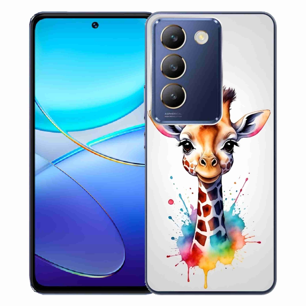 Gelový kryt mmCase na Vivo V40 SE 4G/5G - žirafa 1