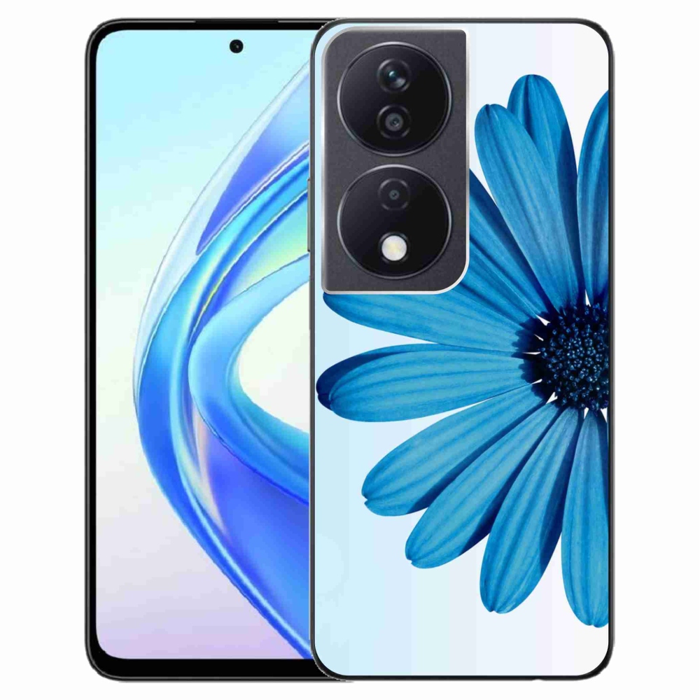 Gelový obal mmCase na Honor X7b/Honor 90 Smart - modrá kopretina