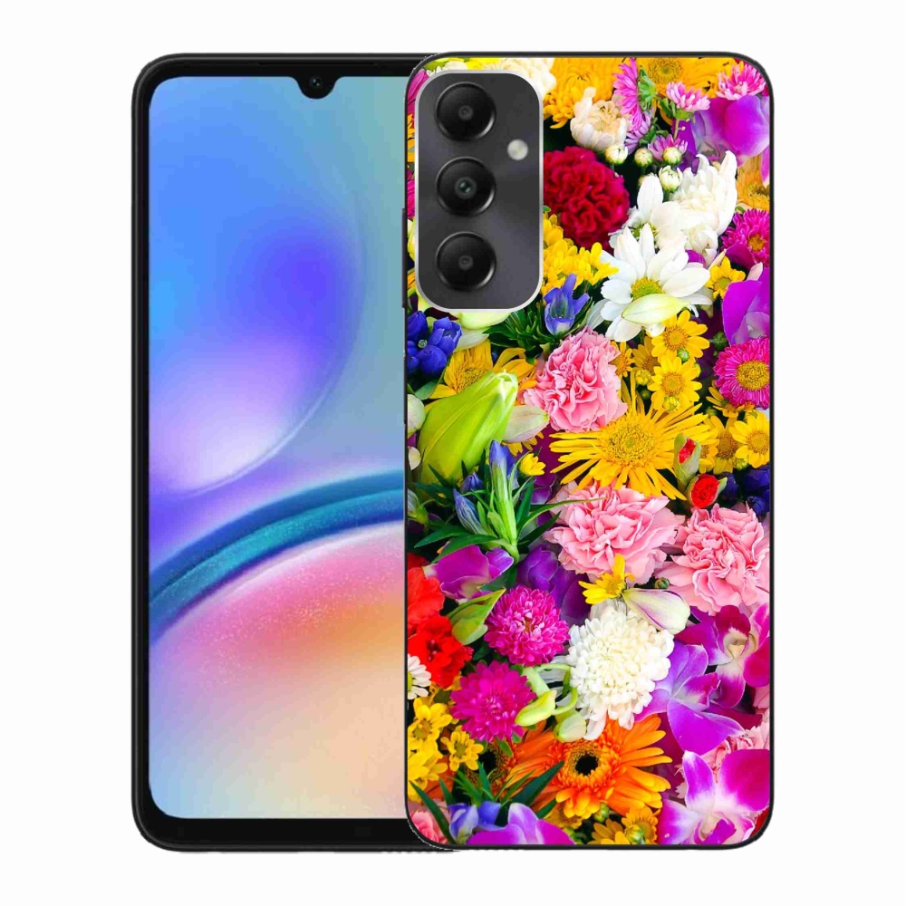Gelový kryt mmCase na Samsung Galaxy A05s - květiny 12
