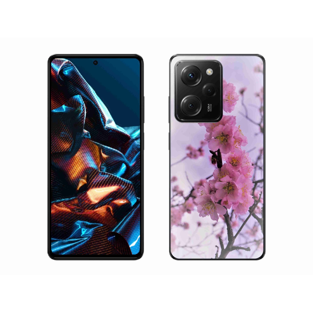 Gelový kryt mmCase na Xiaomi Poco X5 Pro 5G - květiny 7