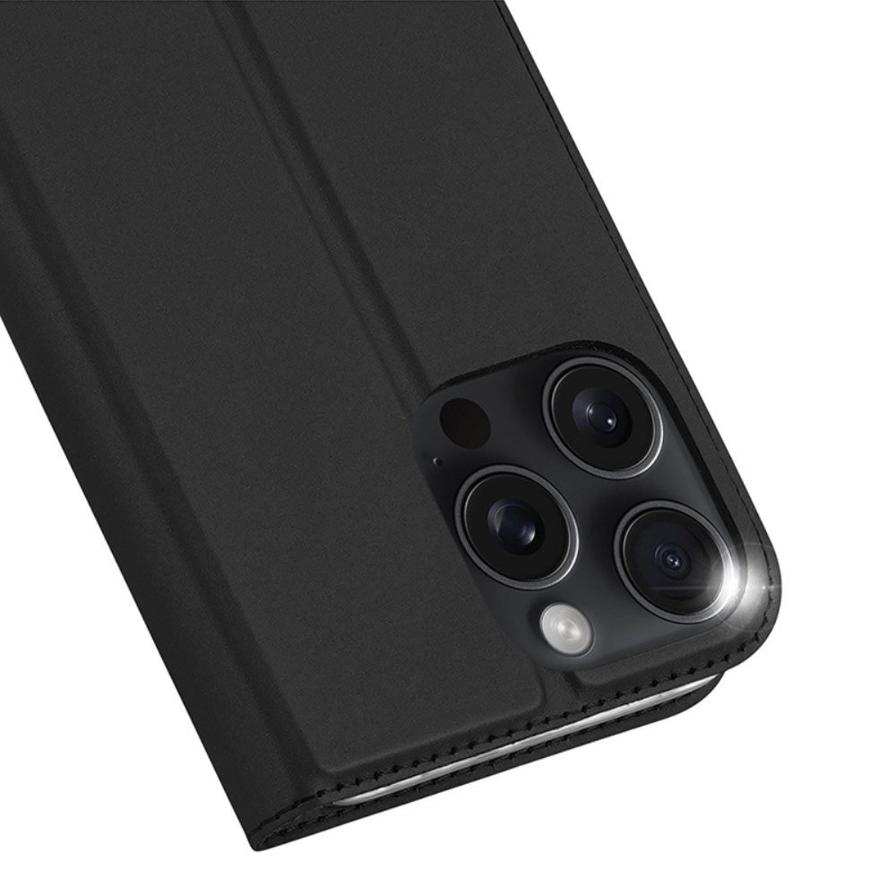 DUX knížkové pouzdro na iPhone 16 Pro - černé