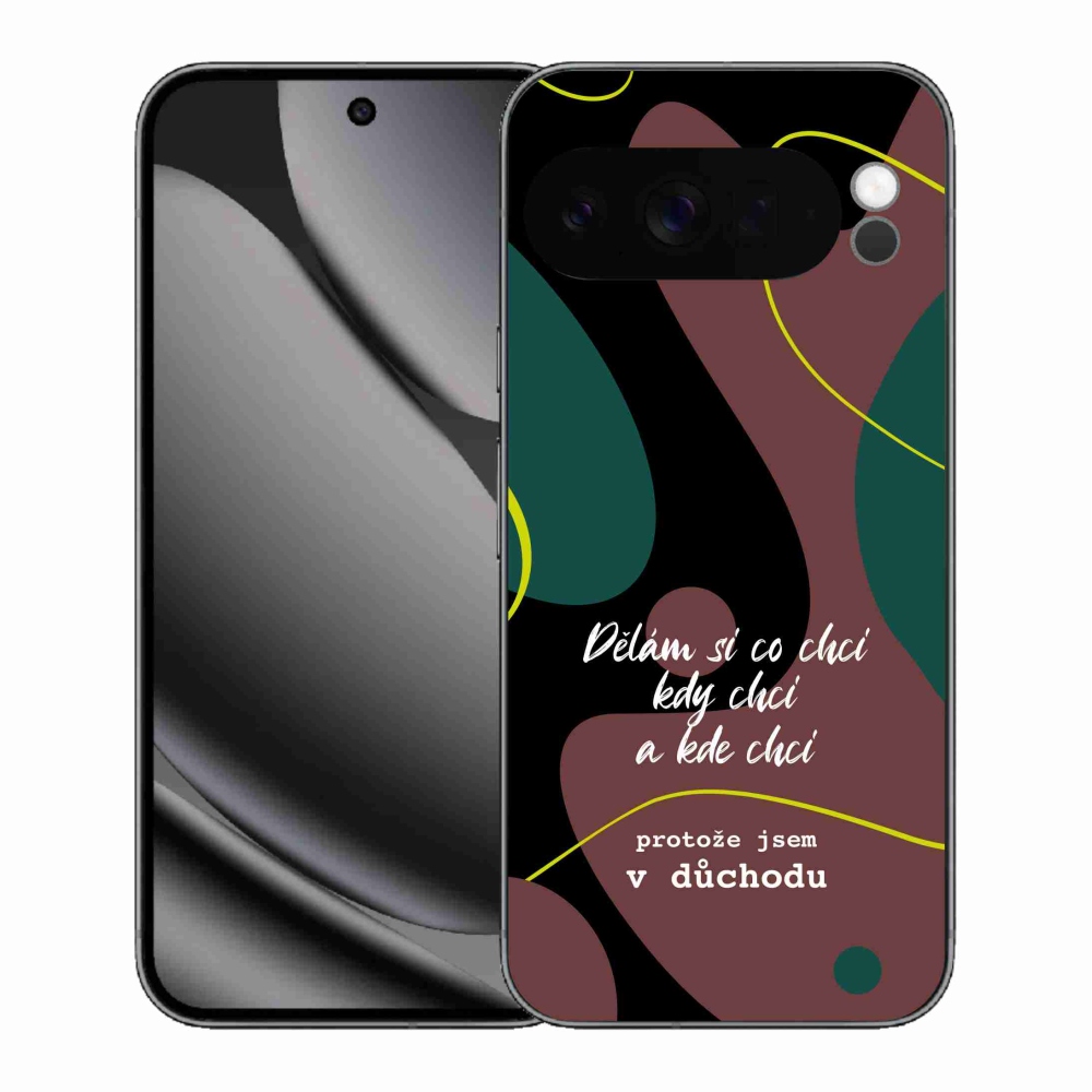 Gelový kryt mmCase na Google Pixel 10 Pro XL - vtipný text 10 černé pozadí