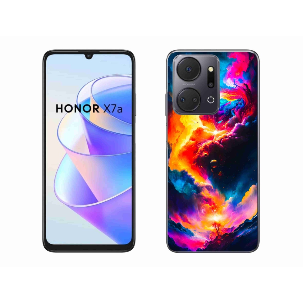 Gelový kryt mmCase na Honor X7a - abstraktní motiv