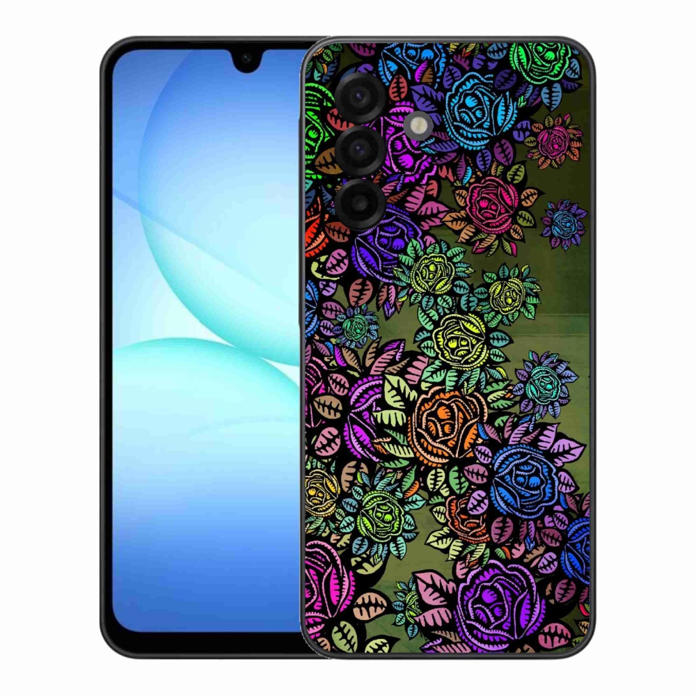 Gelový kryt mmCase na Samsung Galaxy A17 4G/5G - květiny 6