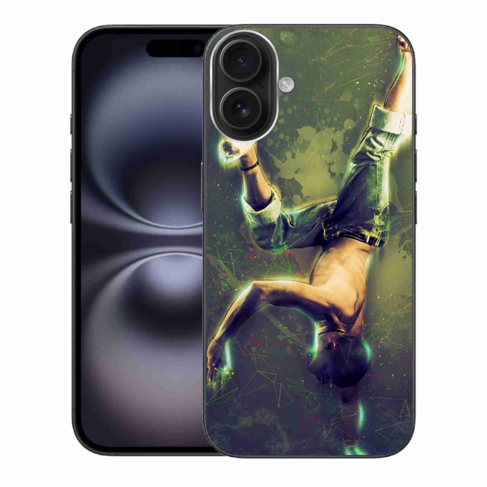 Gelový kryt mmCase na iPhone 16 Plus - breakdance