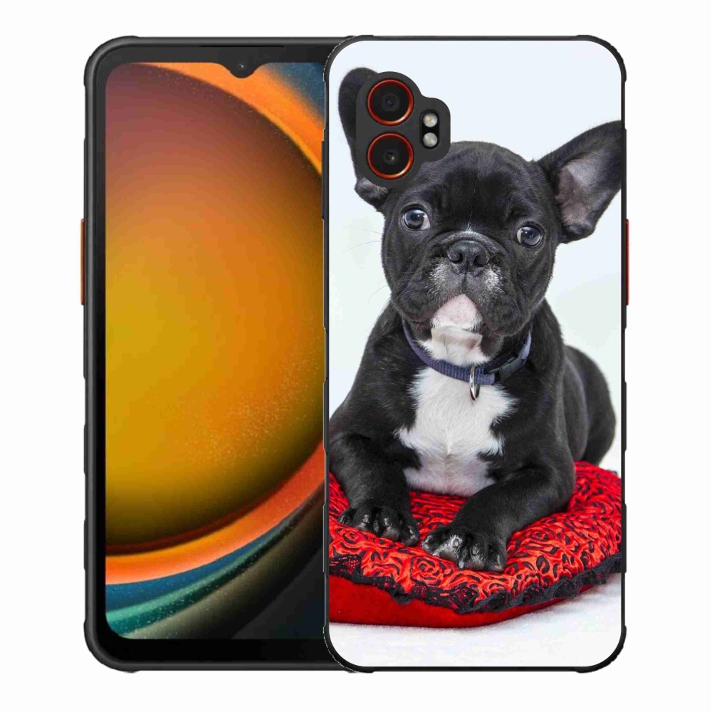 Gelový kryt mmCase na Samsung Galaxy Xcover 7 Pro - buldok