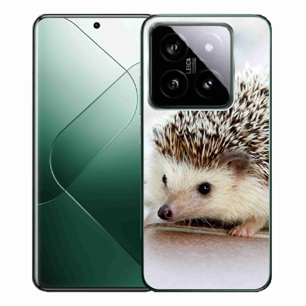 Gelový kryt mmCase na Xiaomi 14 Pro - ježek