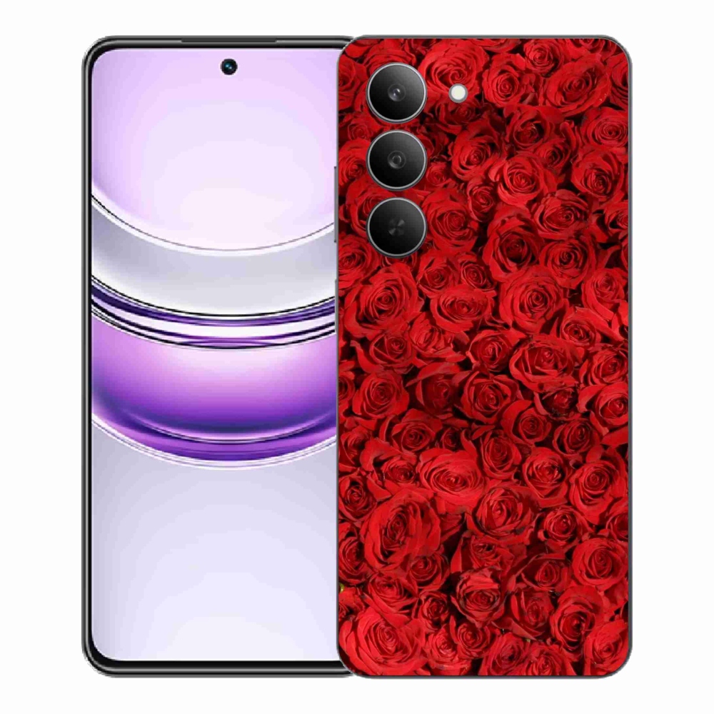 Gelový kryt mmCase na Realme 14x 5G - růže