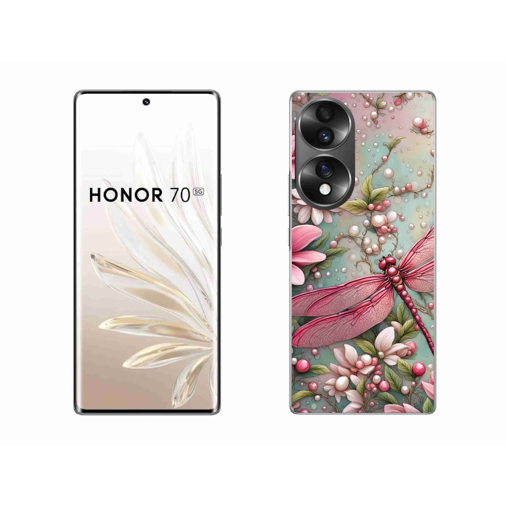 Gelový kryt mmCase na Honor 70 - vážka