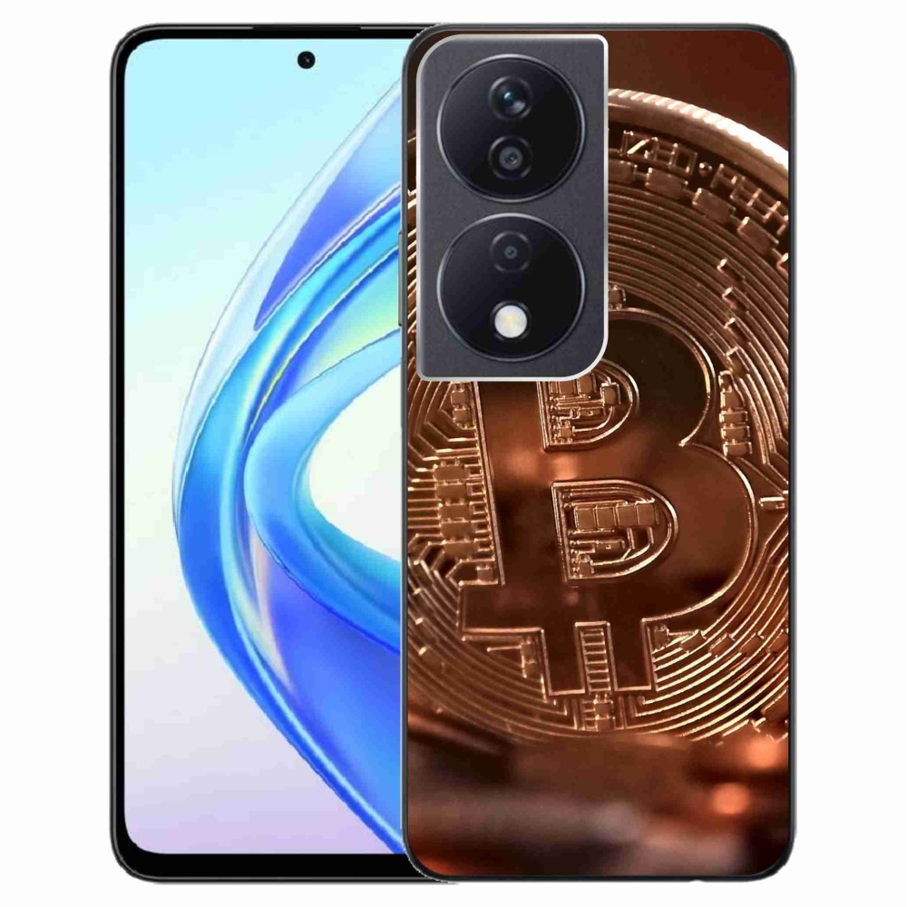 Gelový kryt mmCase na Honor X7b/Honor 90 Smart - bitcoin