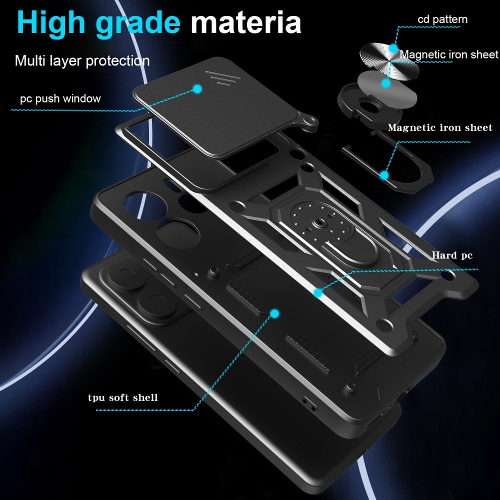 Slide odolný kryt na Xiaomi 15 Pro - černý