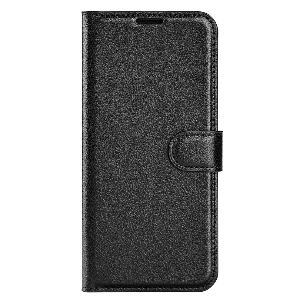 Litchi knížkové pouzdro na Xiaomi 14 Ultra - černé