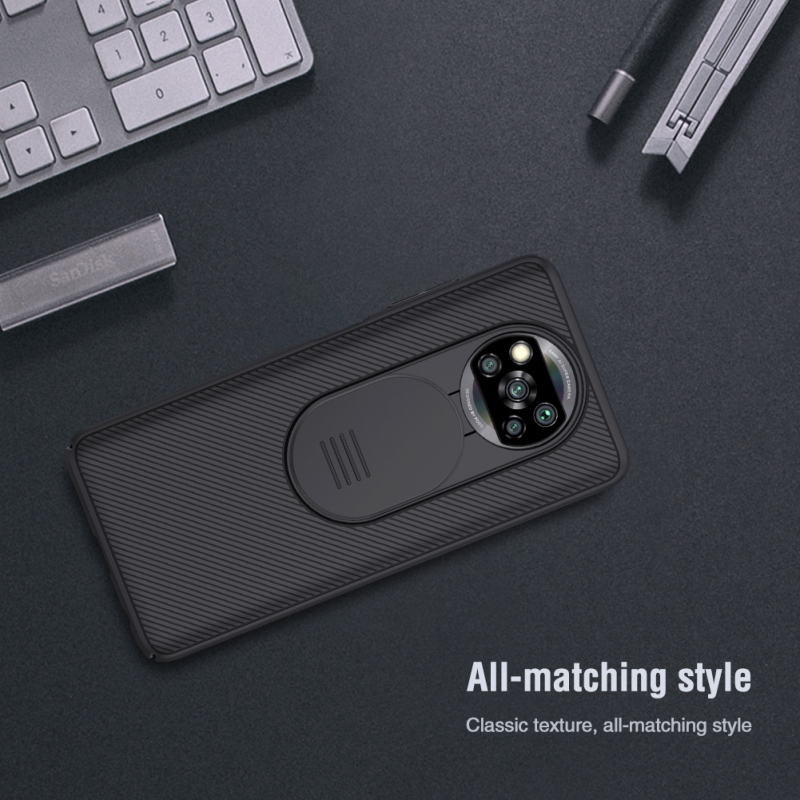 Nillkin CamShield Zadní Kryt pro Poco X3 NFC/X3 Pro Black
