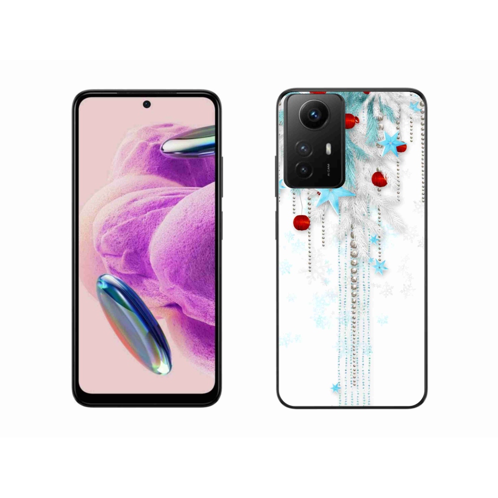 Gelový kryt mmCase na Xiaomi Redmi Note 12S - vánoční ozdoby