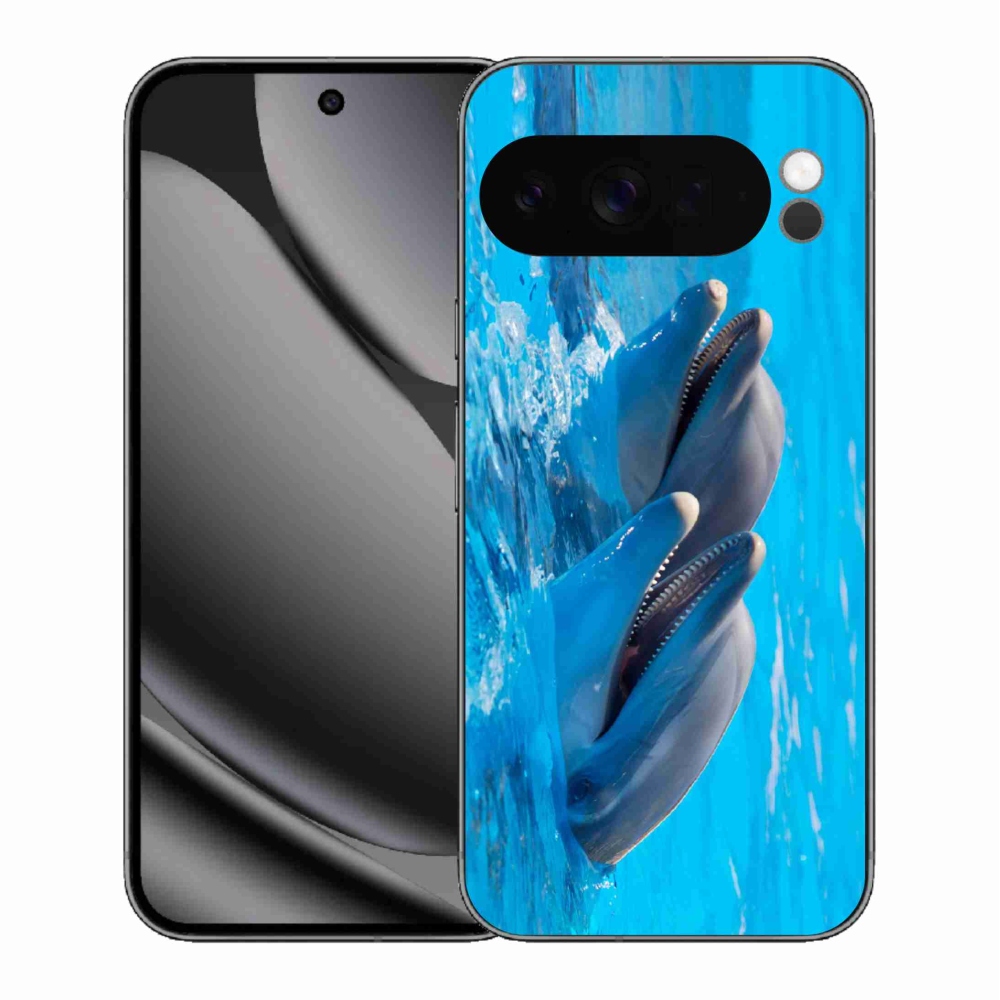Gelový kryt mmCase na Google Pixel 10 Pro XL - delfíni
