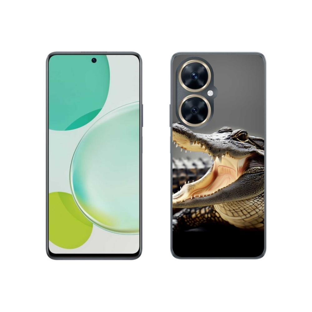 Gelový kryt mmCase na Huawei Nova 11i - krokodýl