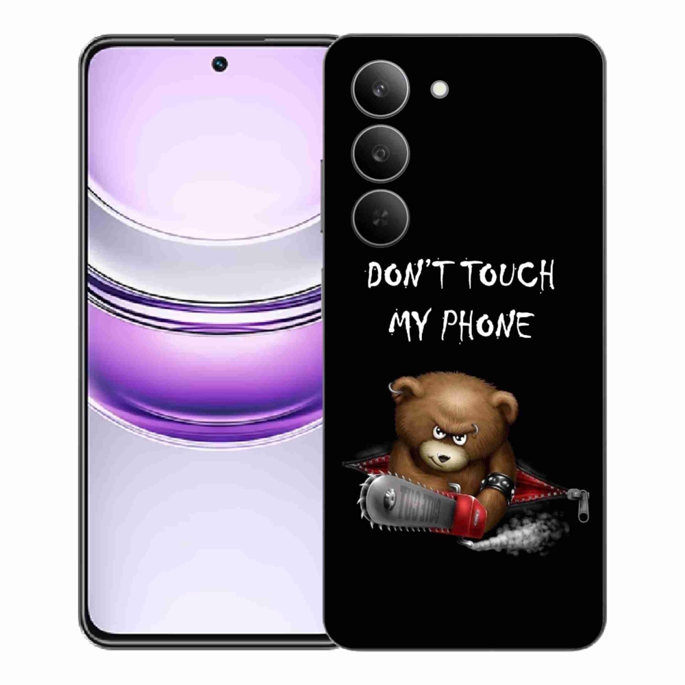 Gelový kryt mmCase na Realme 14x 5G - nesahej na telefon