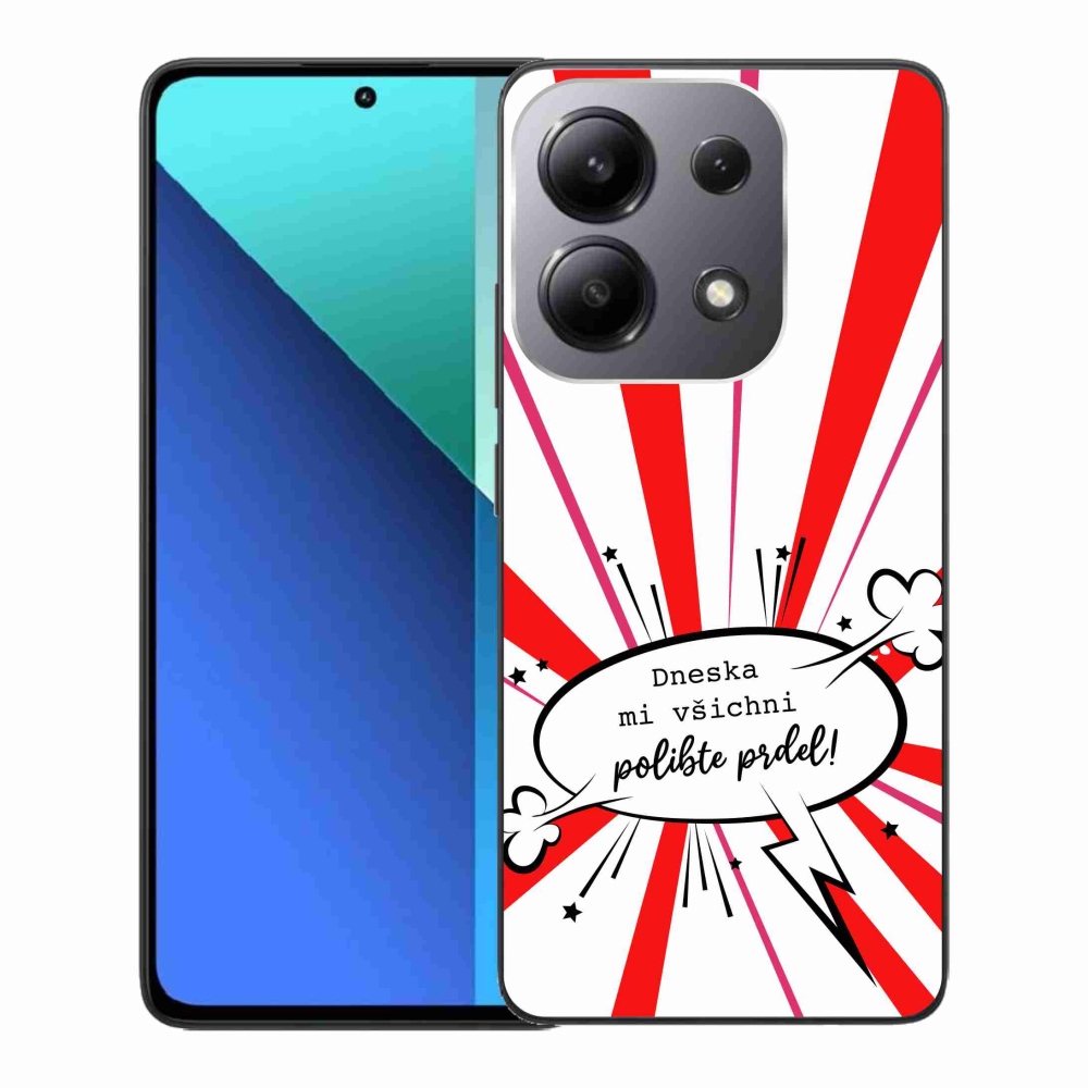 Gelový kryt mmCase na Xiaomi Redmi Note 13 - vtipný text 15 bílé pozadí