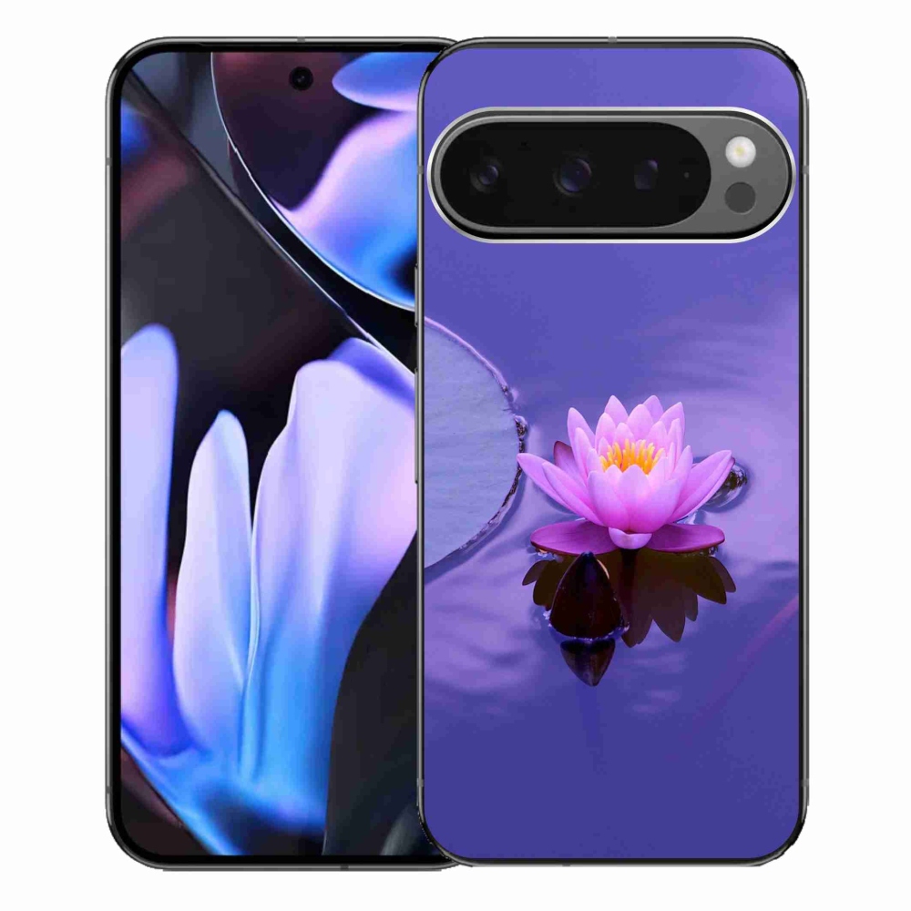 Gelový obal mmCase na Google Pixel 9 Pro XL - květ na hladině