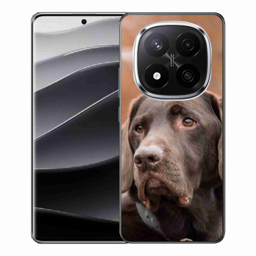 Gelový kryt mmCase na Xiaomi Redmi Note 14 Pro+ 5G - hnědý labrador