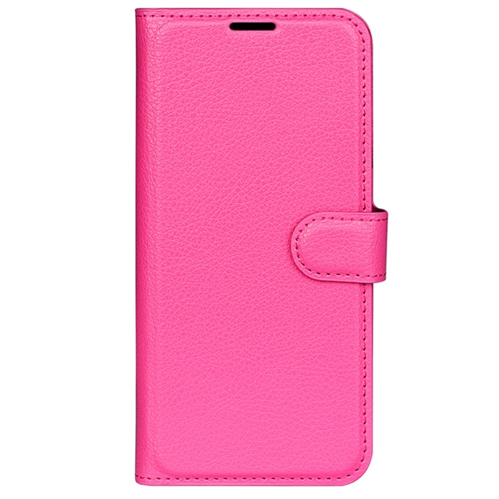 Litchi knížkové pouzdro na Xiaomi 14 Pro - rose