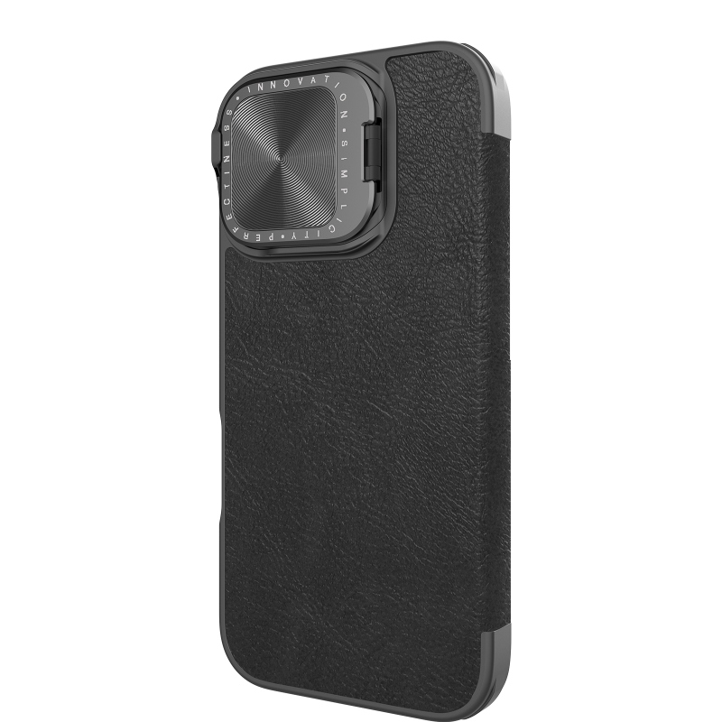 Nillkin Qin Book Prop Pouzdro pro Apple iPhone 16 Classic Black