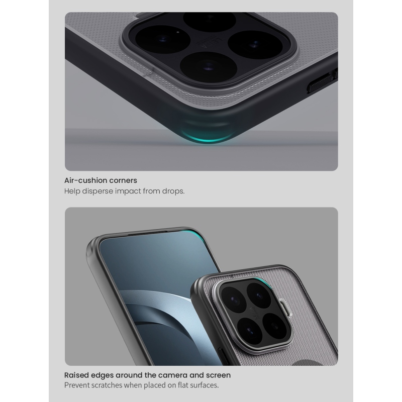 Nillkin Super Frosted PRO Magnetic Zadní Kryt pro Xiaomi 17T Pro Black