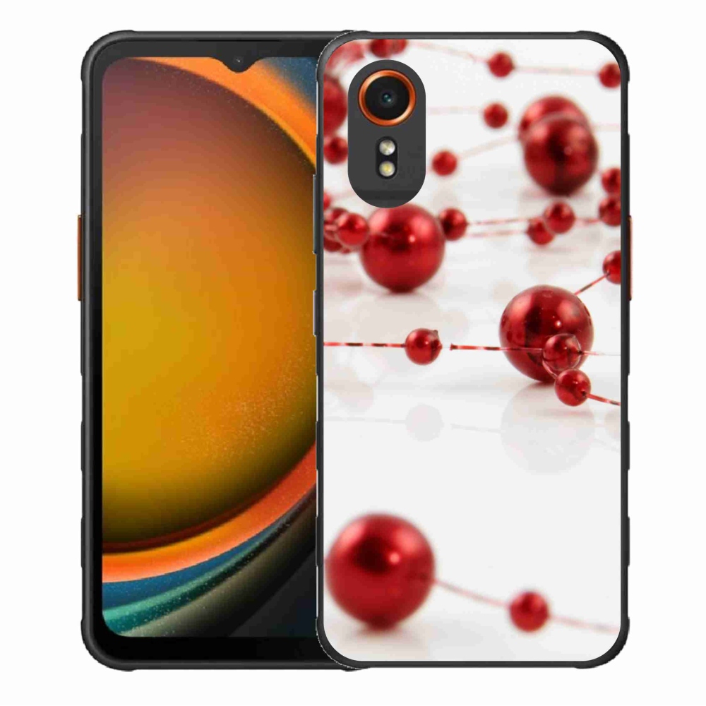 Gelový kryt mmCase na Samsung Galaxy Xcover 7 - vánoční řetěz