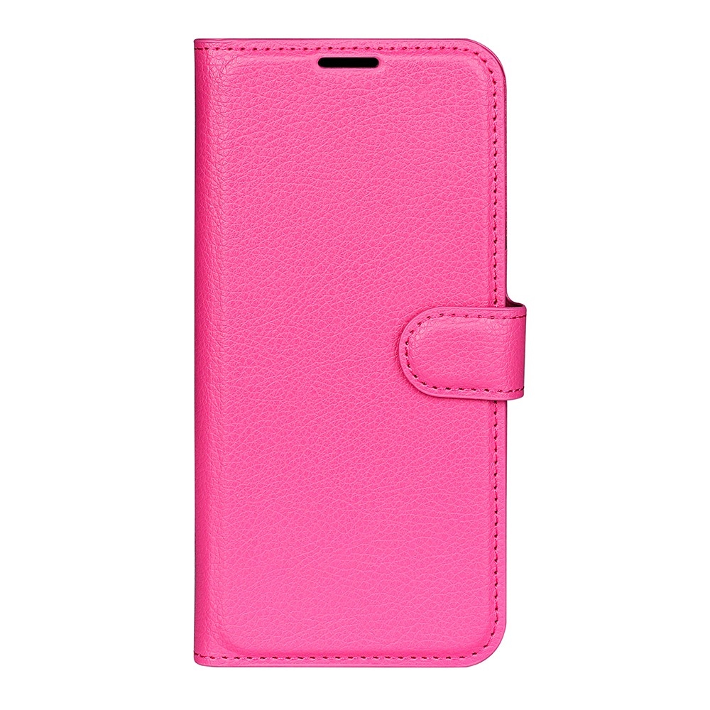 Litchi knížkové pouzdro na Xiaomi Poco M7 Pro 5G - rose