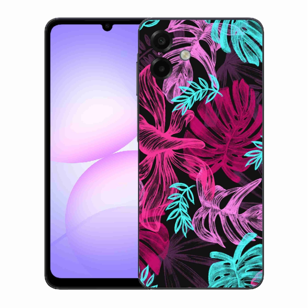 Gelový kryt mmCase na Samsung Galaxy A07 4G - květiny 1