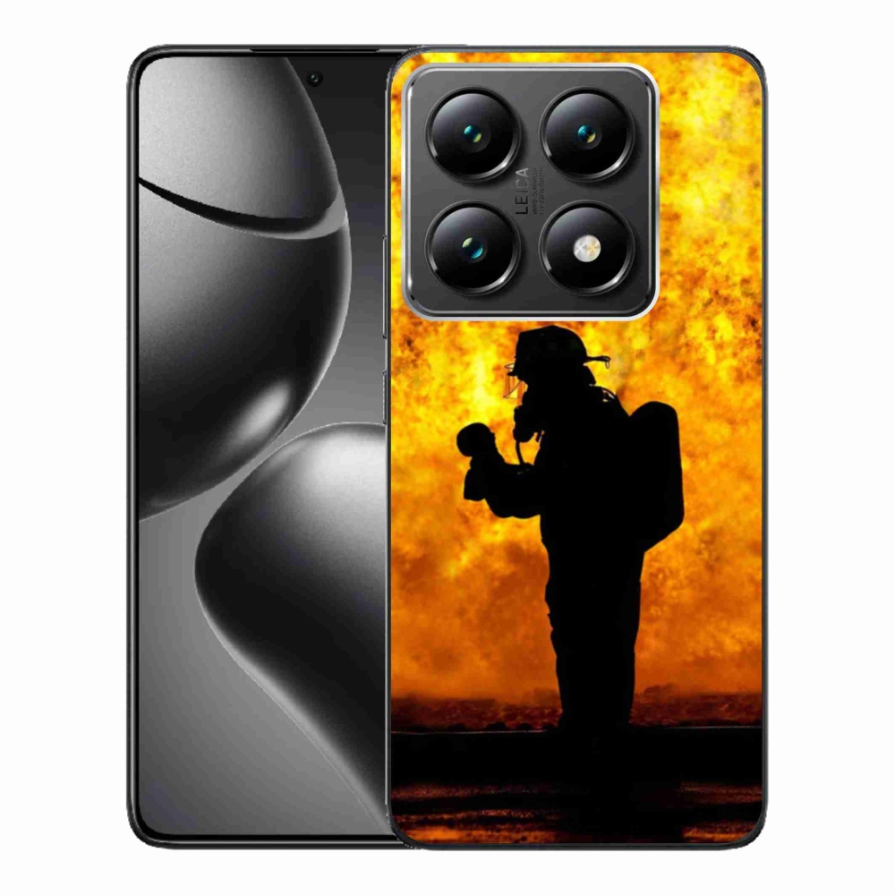 Gelový kryt mmCase na Xiaomi 14T Pro - hasič