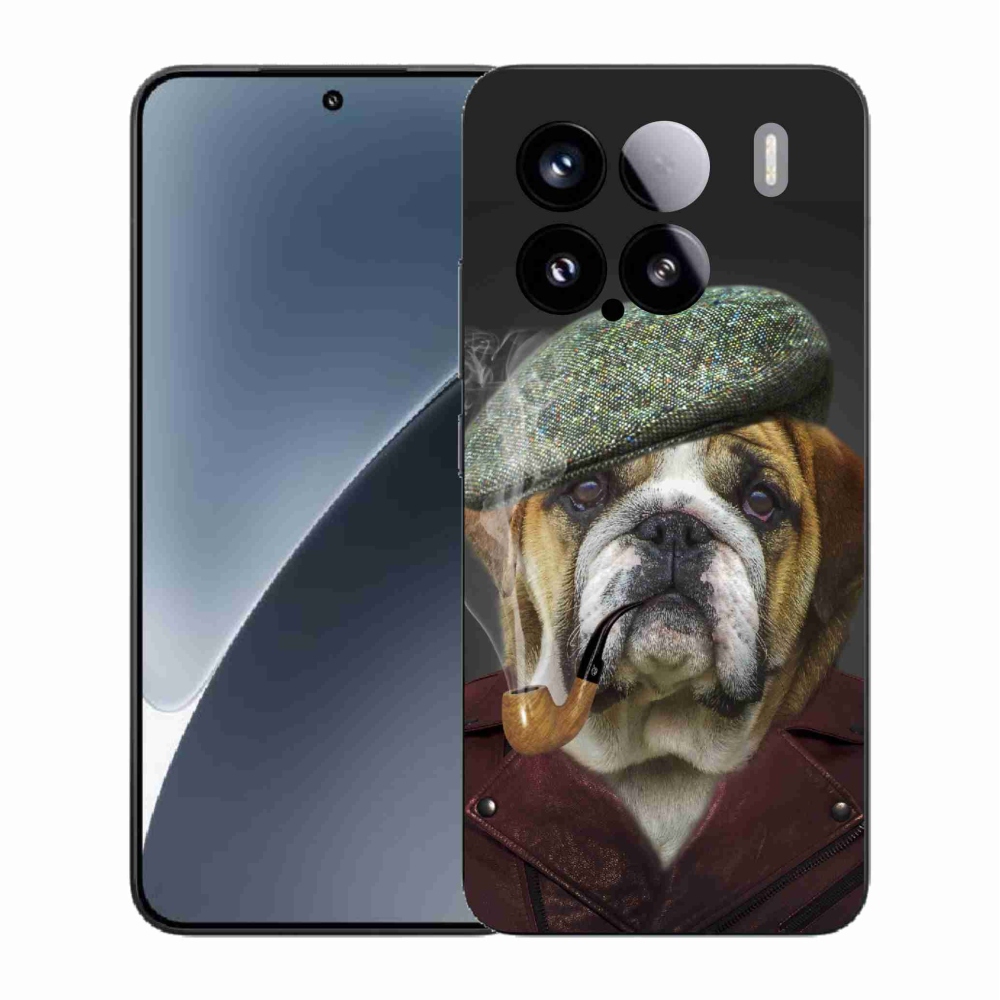 Gelový kryt mmCase na Xiaomi 15 - pes s fajfkou