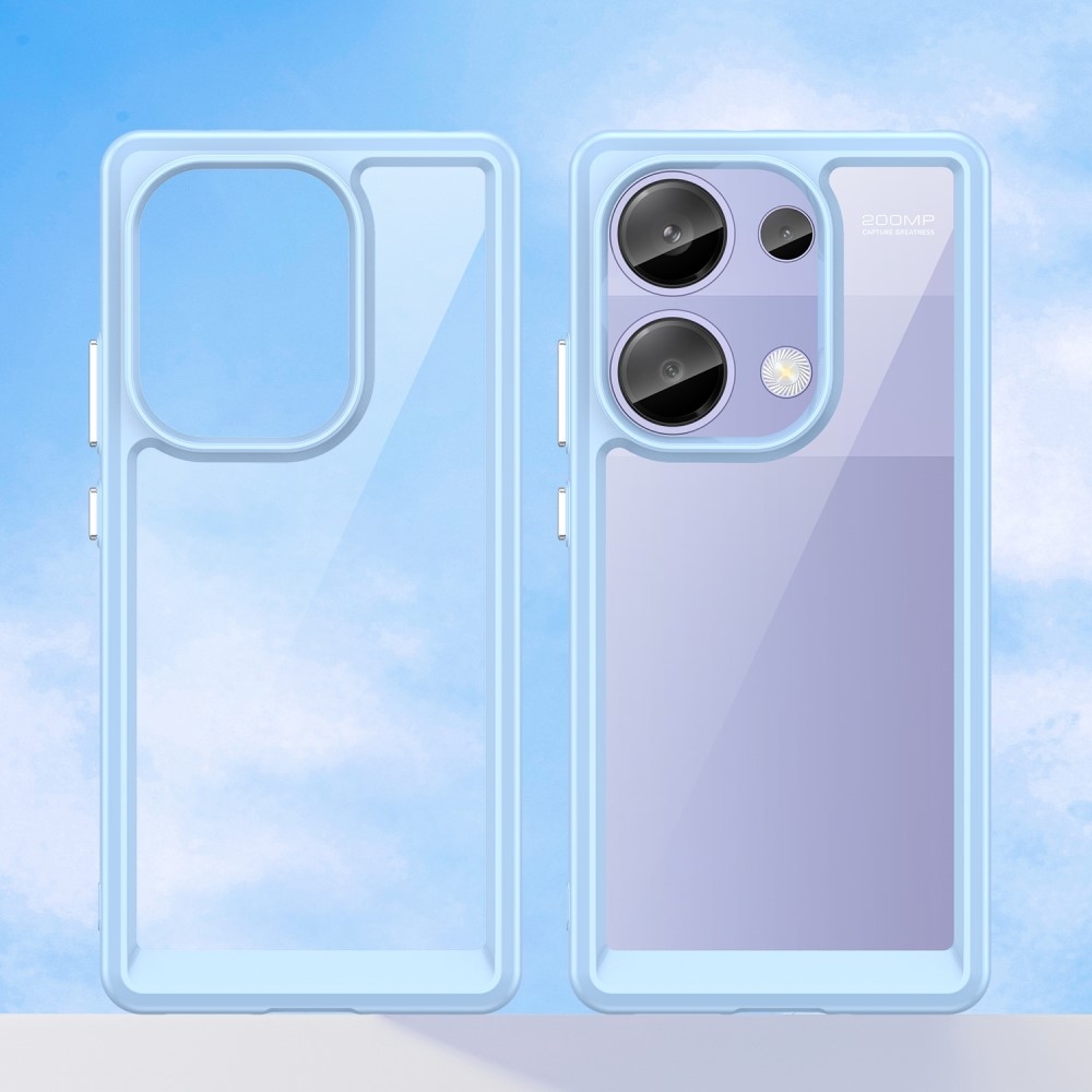 Gelový obal s pevnými zády pro Xiaomi Redmi Note 13 Pro 4G/Poco M6 Pro - modrý