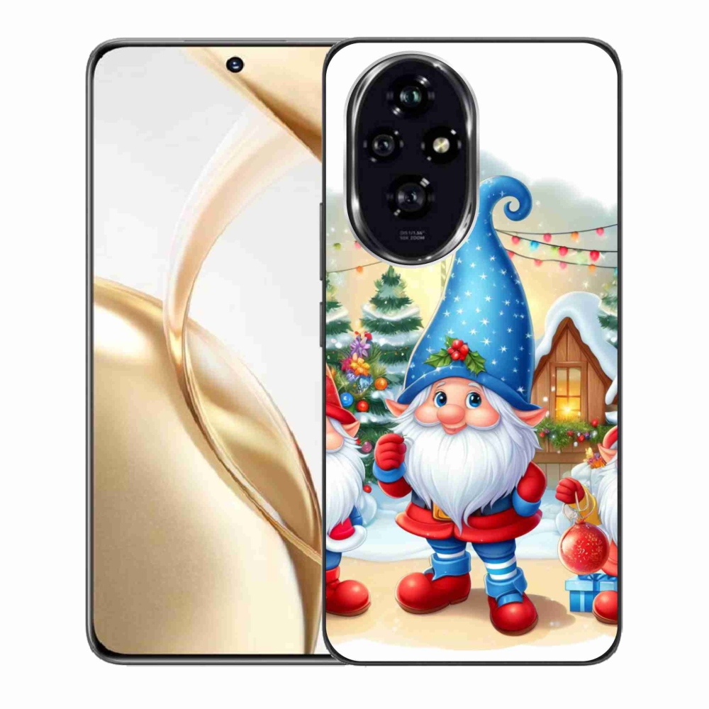 Gelový kryt mmCase na Honor 200 5G - vánoční skřítci