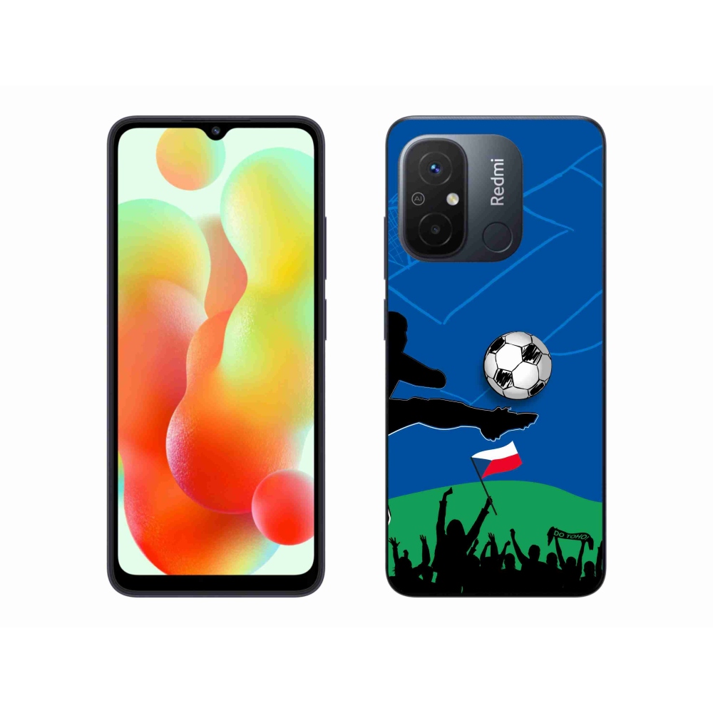 Gelový kryt mmCase na Xiaomi Redmi 12C - fanoušci fotbalu