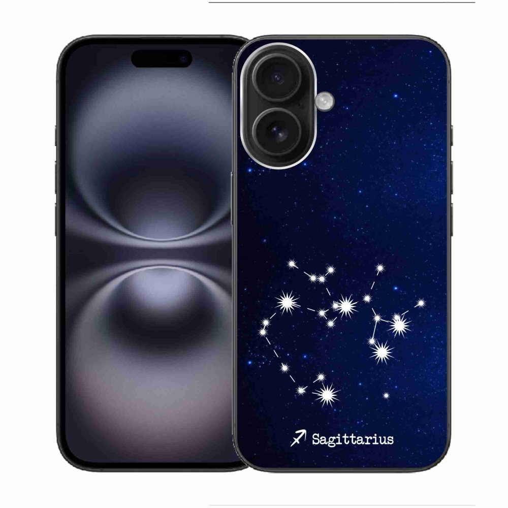 Gelový kryt mmCase na iPhone 16 - souhvězdí Střelce