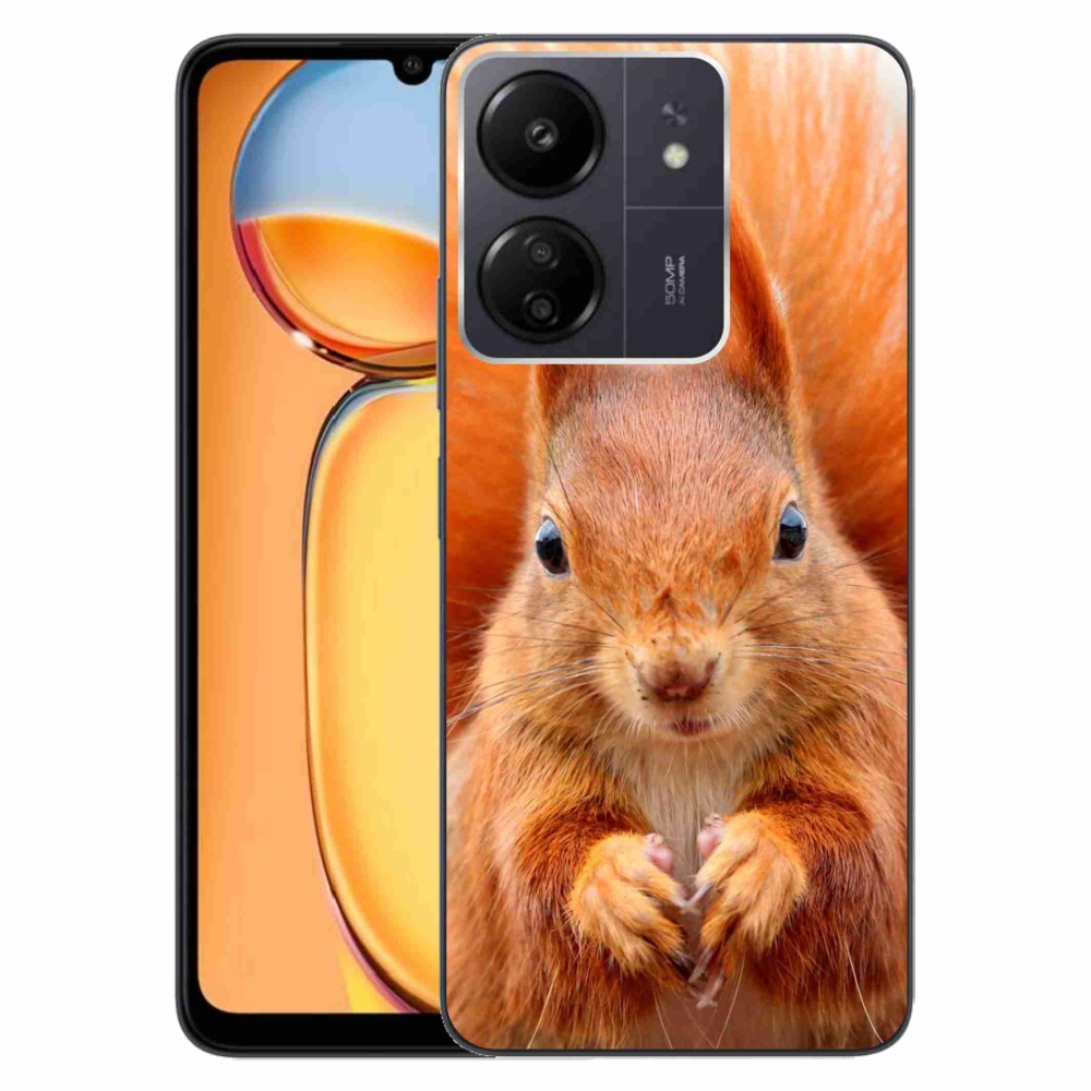 Gelový kryt mmCase na Xiaomi Poco C65/Redmi 13C - veverka