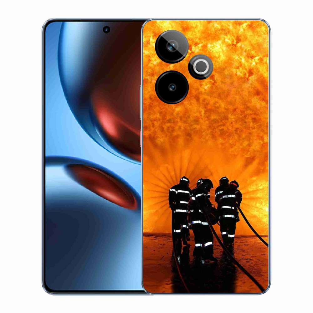 Gelový kryt mmCase na Realme GT 7 5G/GT 7T 5G - požár