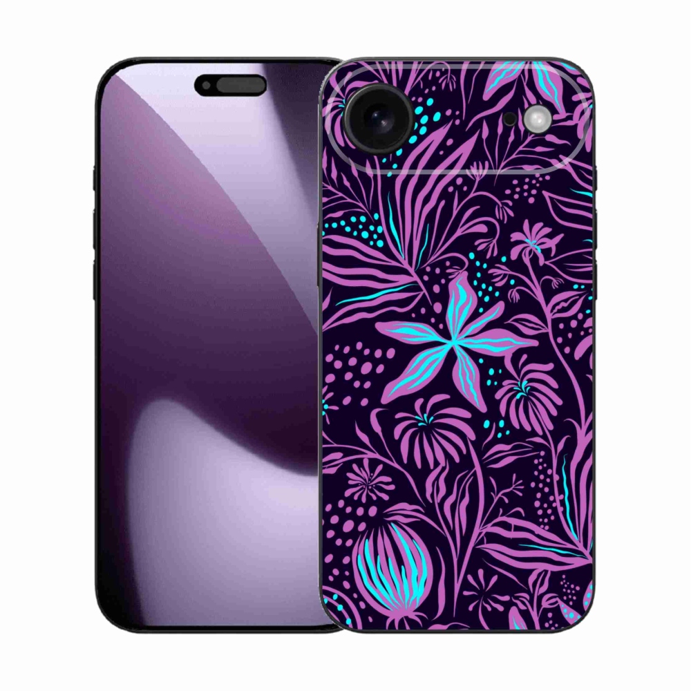 Gelový kryt mmCase na iPhone 17 Air - květiny 2