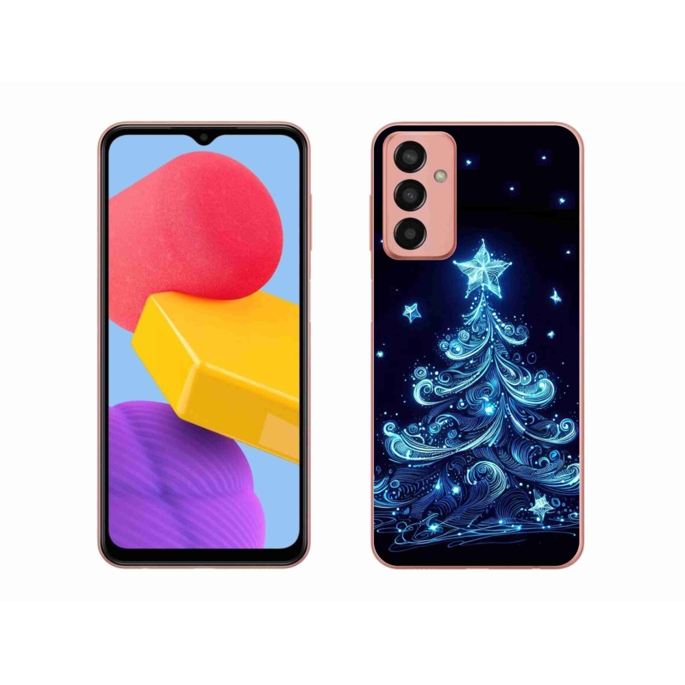 Gelový kryt mmCase na Samsung Galaxy M13 - neonový vánoční stromek 4