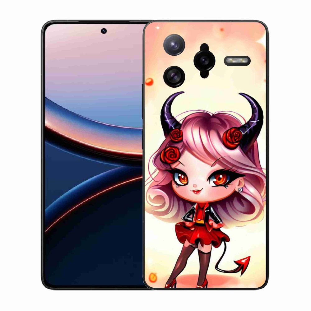 Gelový kryt mmCase na Xiaomi Poco F7 Ultra - kreslená čertice