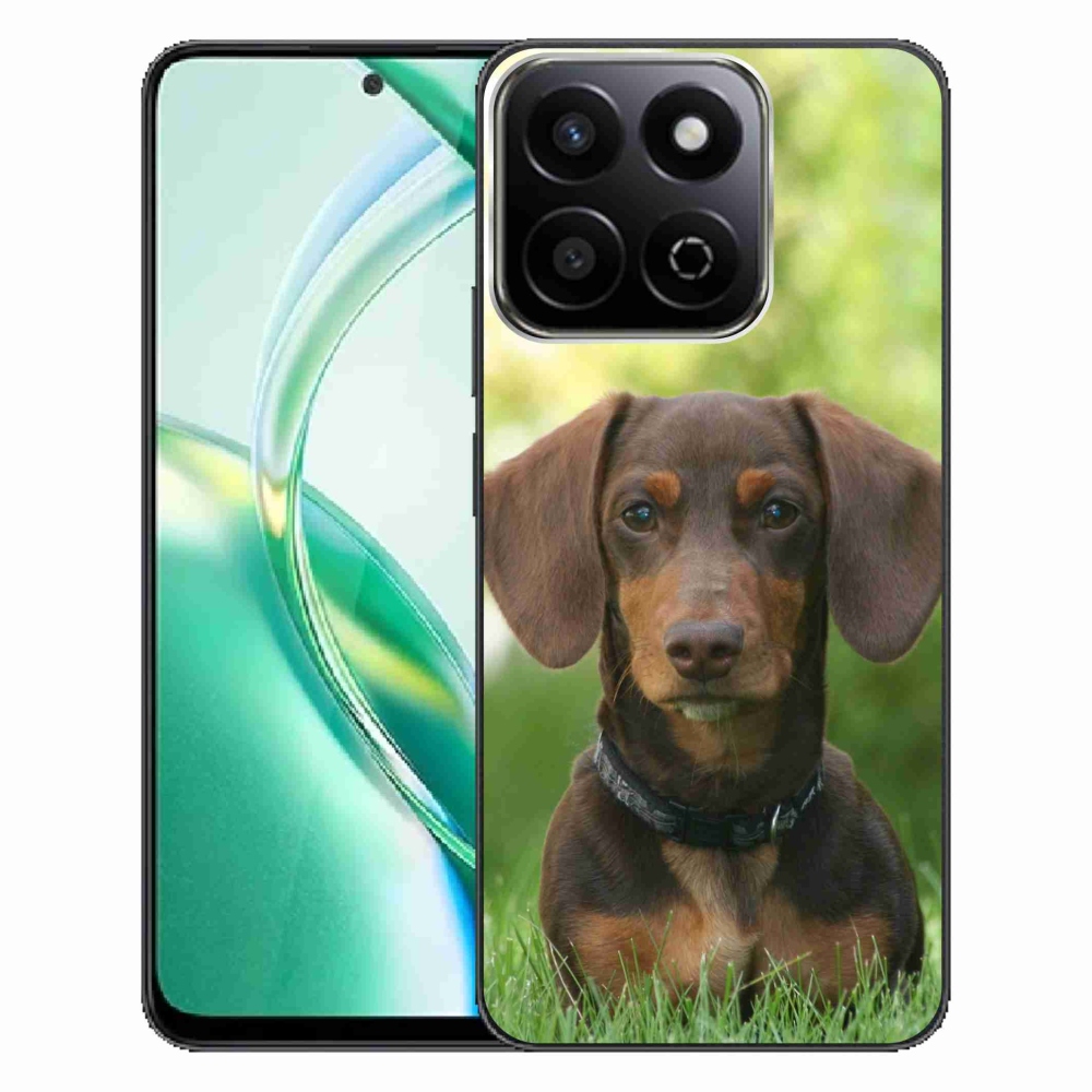 Gelový obal mmCase na Honor 200 Smart 5G - hnědý jezevčík