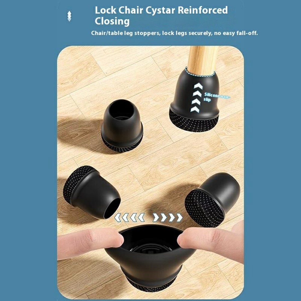 Ochranné silikonové krytky na nohy nábytku 24 ks