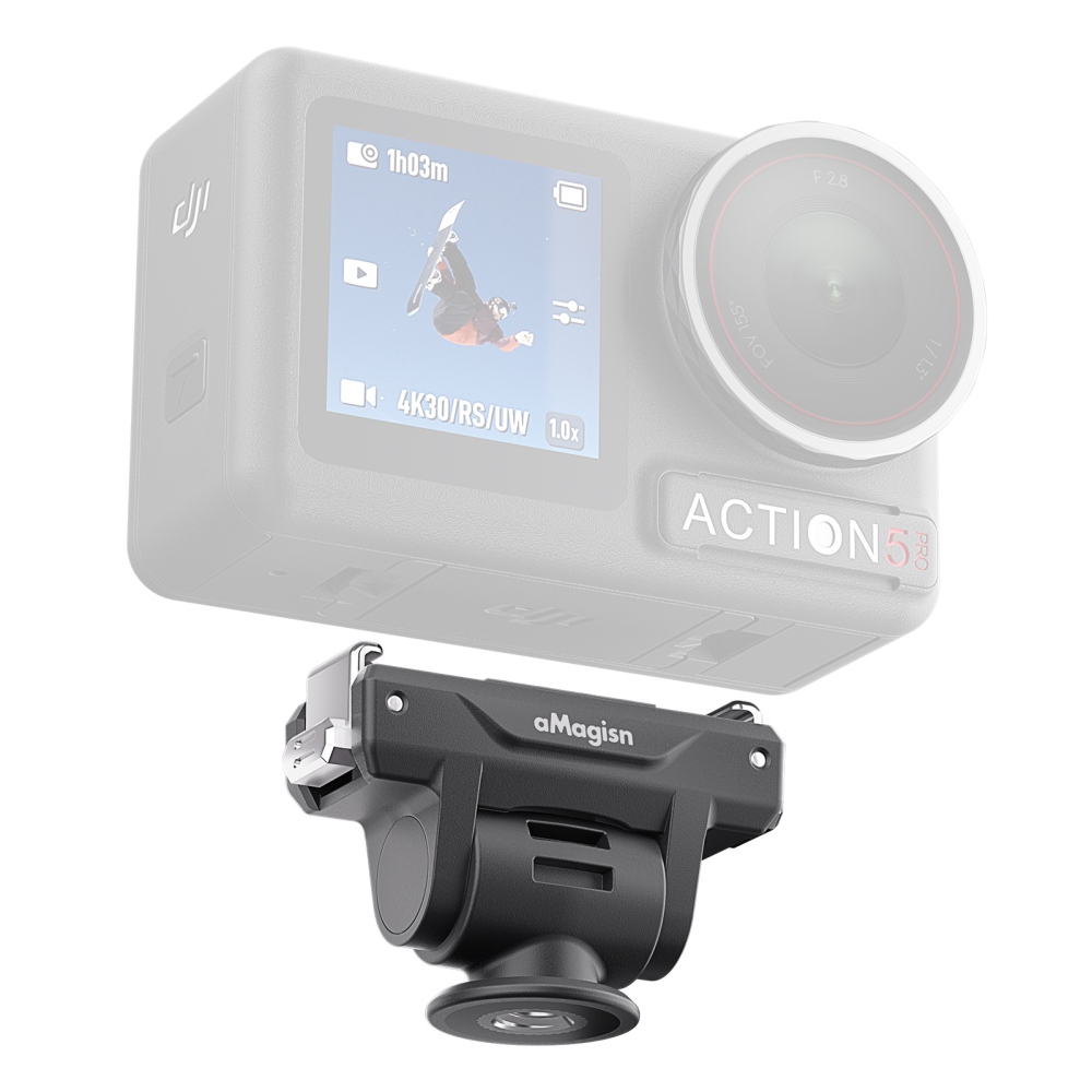 AMAGISN oboustranně nastavitelný rychloupínací adaptér pro DJI Osmo Action 6
