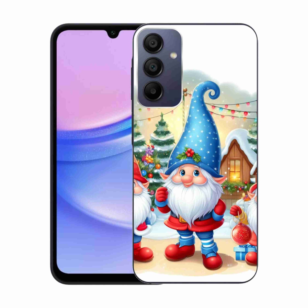Gelový kryt mmCase na Samsung Galaxy A15 4G/5G - vánoční skřítci