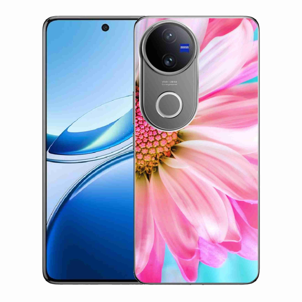 Gelový kryt mmCase na Vivo V50 5G - růžová květina